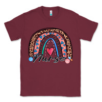Burgundy nurse rainbow Classic Tee - Zillion Design Studio