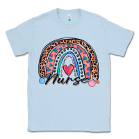 Dusty Blue nurse rainbow Classic Tee - Zillion Design Studio