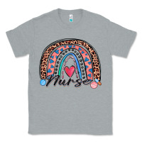 Heather Grey nurse rainbow Classic Tee - Zillion Design Studio