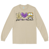 Mushroom peace love bus driver Long Sleeve Tee - MaliasSmallBusiness