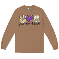 Toasted Coconut peace love bus driver Long Sleeve Tee - MaliasSmallBusiness