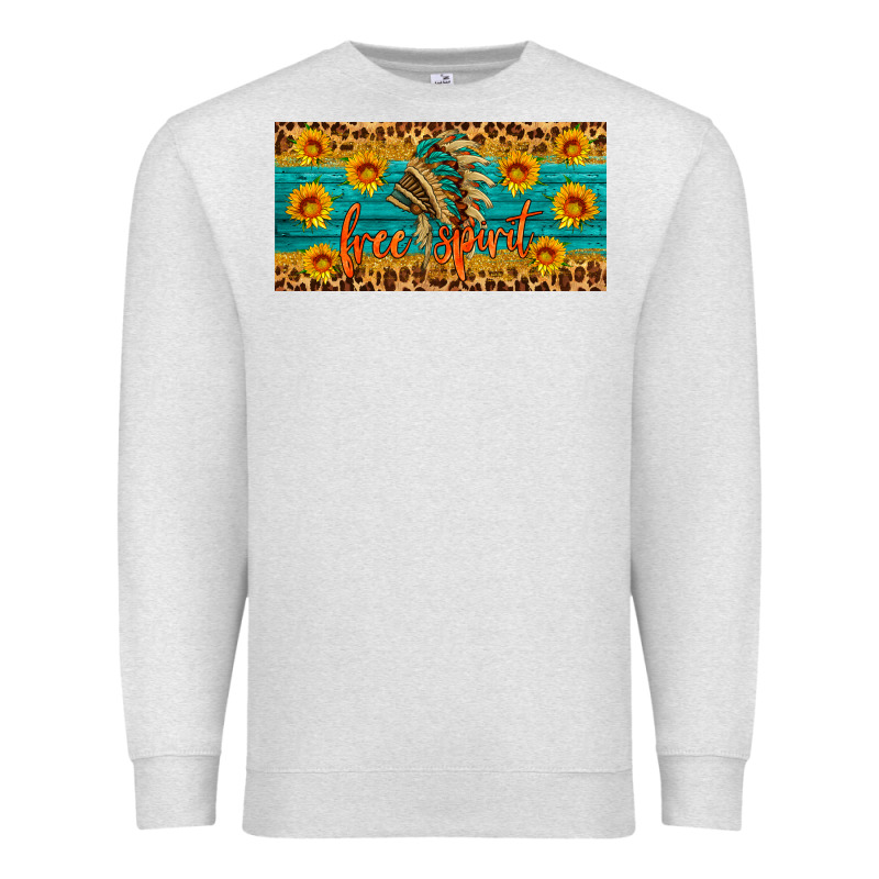 Free Spirit License Plate Premium Sweatshirt by HRA Design Shop | Teevron