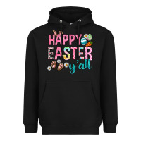 Black Happy Easter y'all Heavyweight Hoodie - Neo Western