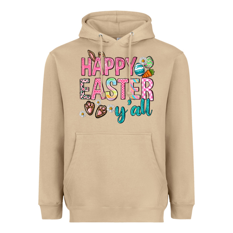 Happy Easter Y'all Heavyweight Hoodie by Neo Western | Teevron