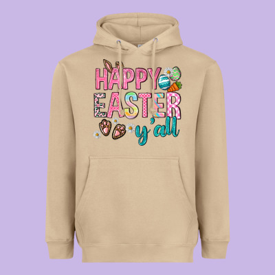 Happy Easter Y'all Heavyweight Hoodie Designed By Neo Western