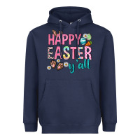 Navy Happy Easter y'all Heavyweight Hoodie - Neo Western