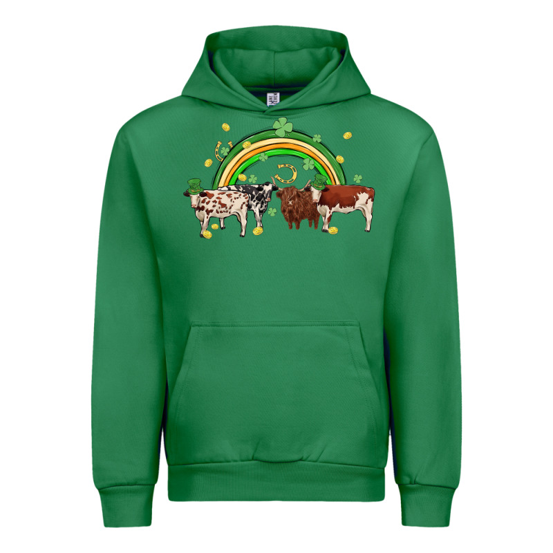 Cow St Patrick Days Urban Hoodie by MaliasSmallBusiness | Teevron