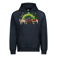 Navy cow st patrick days Urban Hoodie - MaliasSmallBusiness