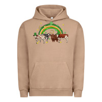 Pigment Burro cow st patrick days Urban Hoodie - MaliasSmallBusiness