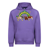 Tulip cow st patrick days Urban Hoodie - MaliasSmallBusiness