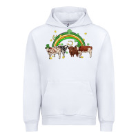 White cow st patrick days Urban Hoodie - MaliasSmallBusiness