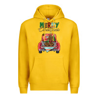 Lemon merry christmas truck Premium Hoodie - BarkalooDesign