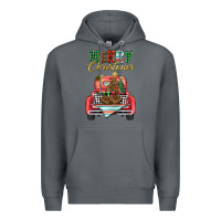 Rock merry christmas truck Premium Hoodie - BarkalooDesign