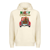 Sandshell merry christmas truck Premium Hoodie - BarkalooDesign