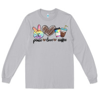 Moon Dust peace love coffee Long Sleeve Tee - MaliasSmallBusiness