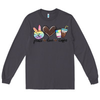 Smoke peace love coffee Long Sleeve Tee - MaliasSmallBusiness