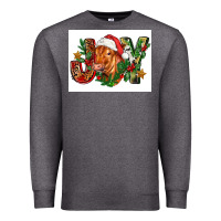Charcoal Heather christmas heifer joy Premium Sweatshirt - FaDigitalArtStudio