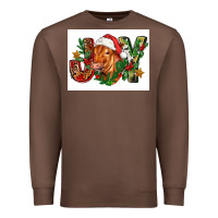 Chestnut christmas heifer joy Premium Sweatshirt - FaDigitalArtStudio