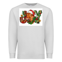 Dove Grey christmas heifer joy Premium Sweatshirt - FaDigitalArtStudio