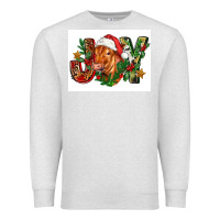Oatmeal Heather christmas heifer joy Premium Sweatshirt - FaDigitalArtStudio