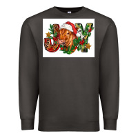 Smoke christmas heifer joy Premium Sweatshirt - FaDigitalArtStudio