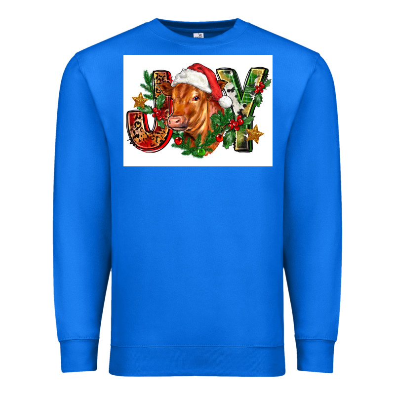 Christmas Heifer Joy Premium Sweatshirt by FaDigitalArtStudio | Teevron