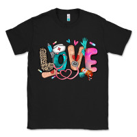 Black love nurse Classic Tee - Zillion Design Studio