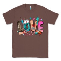 Chestnut love nurse Classic Tee - Zillion Design Studio