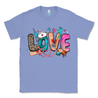 Colony Blue love nurse Classic Tee - Zillion Design Studio