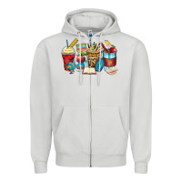 Dove Grey teacher coffee cups Zipper Hoodie - Zillion Design Studio