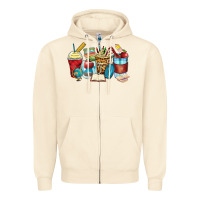 Sandshell teacher coffee cups Zipper Hoodie - Zillion Design Studio