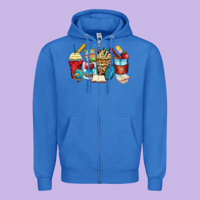 Zipper Hoodie teacher coffee cups
