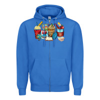 True Royal teacher coffee cups Zipper Hoodie - Zillion Design Studio