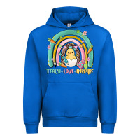 Cobalt teach love inspire rainbow Urban Hoodie - MaliasSmallBusiness