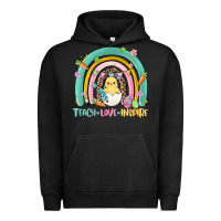 Pigment Black teach love inspire rainbow Urban Hoodie - MaliasSmallBusiness