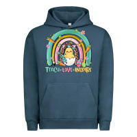 Pigment Midnight Navy teach love inspire rainbow Urban Hoodie - MaliasSmallBusiness