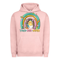 Pigment Salmon teach love inspire rainbow Urban Hoodie - MaliasSmallBusiness