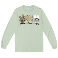 Matcha peace love eyes Long Sleeve Tee - MaliasSmallBusiness