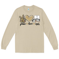 Mushroom peace love eyes Long Sleeve Tee - MaliasSmallBusiness