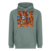 Sage patriotic popsicles seamless pattern Heavyweight Hoodie - HRA Design Shop