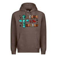 Coffee jesus is the reason for this season christmas Premium Hoodie - Jasminsmagicworld