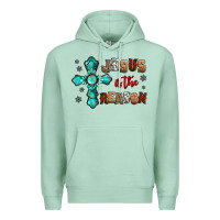 Seafoam jesus is the reason for this season christmas Premium Hoodie - Jasminsmagicworld