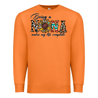 Carrot being nana makes my life complate Premium Sweatshirt - CowhideDigitalArt