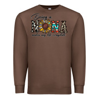 Chestnut being nana makes my life complate Premium Sweatshirt - CowhideDigitalArt