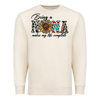 Sandshell being nana makes my life complate Premium Sweatshirt - CowhideDigitalArt