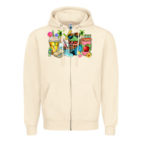 Sandshell summer teacher coffee cups Zipper Hoodie - Zillion Design Studio