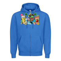 True Royal summer teacher coffee cups Zipper Hoodie - Zillion Design Studio