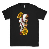 Black sport baseball  lightning bolt Classic Tee - texasbilliewilder