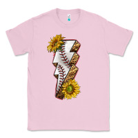 Bubblegum Pink sport baseball  lightning bolt Classic Tee - texasbilliewilder
