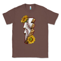 Chestnut sport baseball  lightning bolt Classic Tee - texasbilliewilder